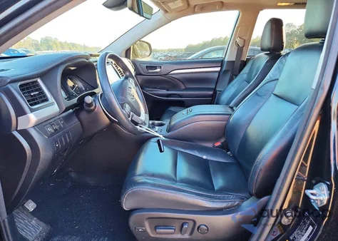 2018 Toyota Highlander Se from USA, damaged, VIN 5TDKZRFH5JS550082